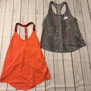 Nike Women's Dri-Fit Racerback Tank Top Lot Size Large Run Training Activewear